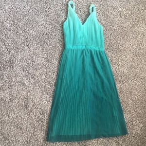 Pleated maxi dress